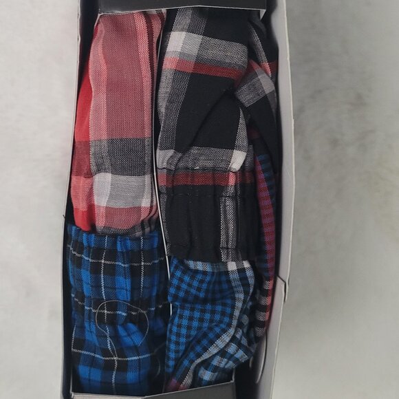 Hanes Men's Comfort Blend Woven Boxer, 4 Pack M - Picture 2 of 5